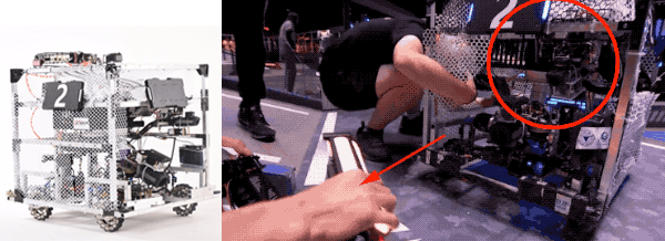 RoboMaster HERO robot in action